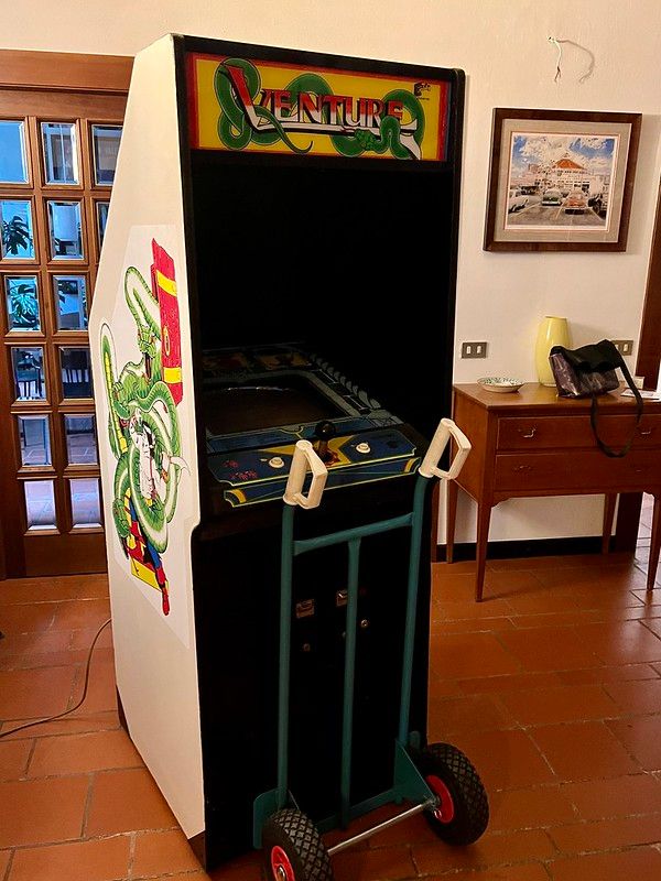 Image of an Exidy Venture arcade cabinet